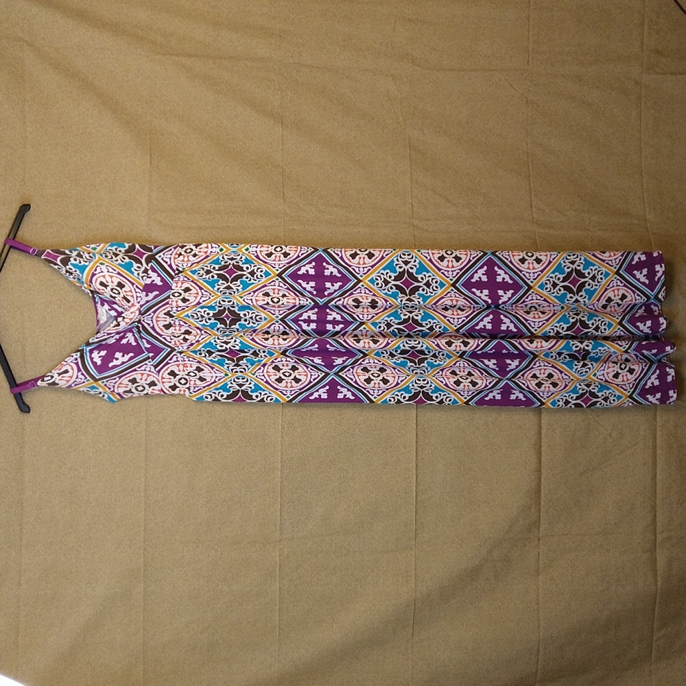 Women Multi Color Maxi Dress Size: XL